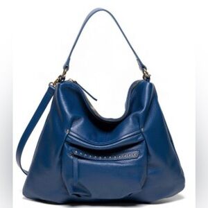 The Laggo Joyce Elegant Royal Blue Leather Women's Bag
